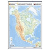Mapa mural mut retolable 1400x1000 mm. Amèrica del Nord