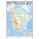 Mapa mural mut retolable 1400x1000 mm. Amèrica del Nord