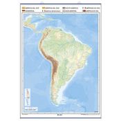 Mapa mural mut retolable 1000x1400 mm. Amèrica del Sud