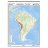 Mapa mural mut retolable 1000x1400 mm. Amèrica del Sud    