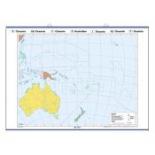 Mapa mural mut retolable 1000x1400 mm. Oceania