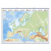 Mapa mural mudo rotulable 1400x1000 mm. Europa