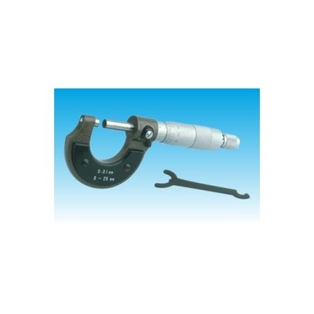DH-215 outside micrometer. Capacity 0 to 25 mm in 0.01 mm