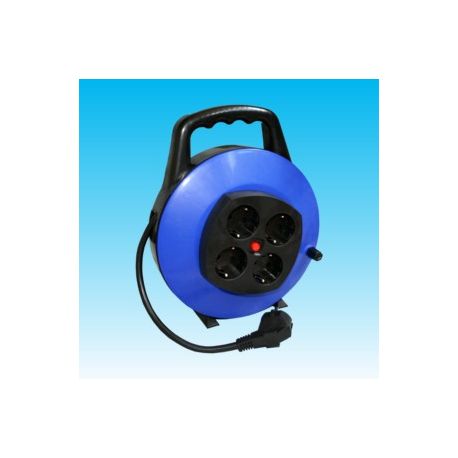 Electrical extension cord 3x1.5 mm with 4 bases. Length 10 meters