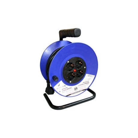 Electrical extension cord 3x1.5 mm with 4 bases. Length 50 meters