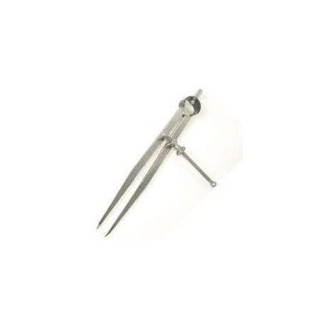 Metal spring compass with straight legs. Height 200mm