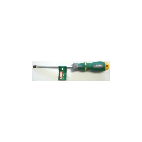 Cromvanadi screwdriver wide straight tip. Measurements 5x100 mm