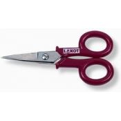 Tijeras electricista con mango plastificado. Tamaño 145 mm