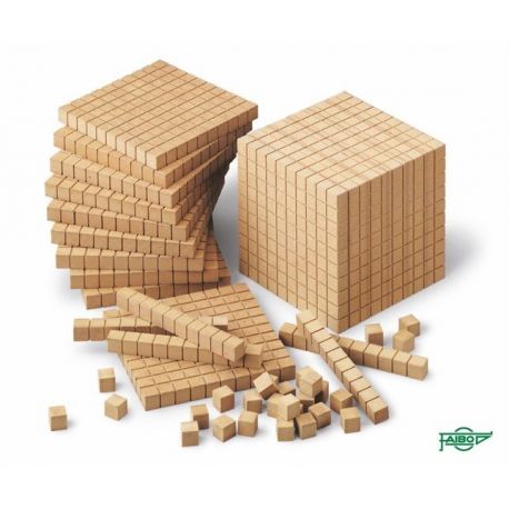 Bloque multibase madera centena. Medidas 100x100x10 mm