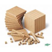 Bloque multibase madera millar. Medidas 100x100x100 mm