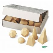 Cossos geomètrics plàstic opac 50x50 mm. Capsa 15 peces