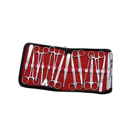 Equipo disección superior ED-16. Estuche flexible 16 piezas