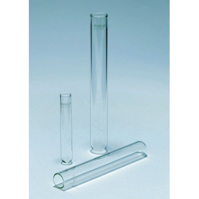 Tubos ensayo vidrio borosilicato Pyrex 24x200 mm. Caja 50