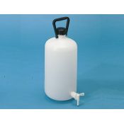 Bidó cilíndric plàstic PEHD amb aixeta. Capacitat 10 litres