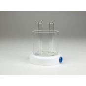 Voltàmetre elemental V-18386. Elèctrodes platí