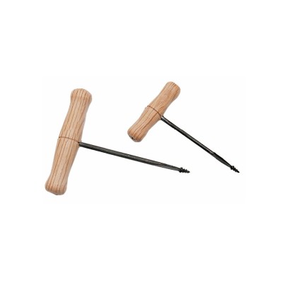 Barrina amb mànec fusta. Mides 3x115 mm (2'5)