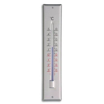 Termòmetre mecànic ambient TFA-2041. Alumini 59x297 mm