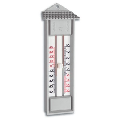 Termòmetre màxima-mínima de líquid TFA-3014. Plàstic 80x232 mm