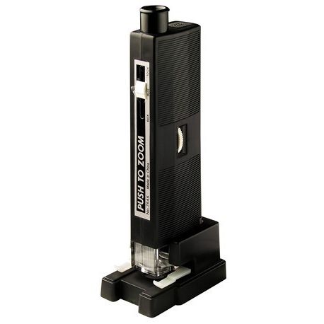 Microscopic magnifying glass with Lumagny 9389 light. Zoom magnifications 60x-100x