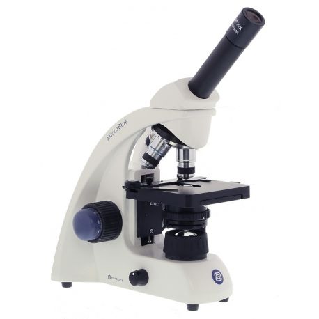 Microblue MB-1151 achromatic microscope. Monocular 40x-1000x