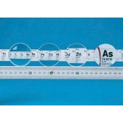 Lent vidre òptic 50 mm V-14241. Biconvexa +50 mm