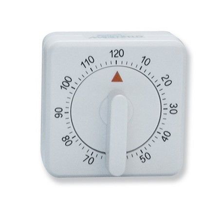 Avisador mecànic Lab M-01. Un avís entre 0 i 60 minuts