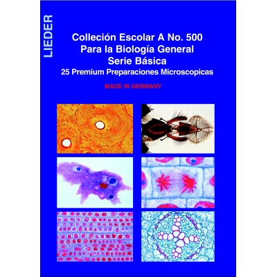 Preparacions microscòpiques Lieder. Biologia general A. Capsa 25 peces