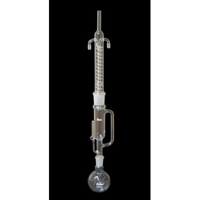 Equipo química esmerilados 19 / 26-29 / 32. Extractor soxhlet