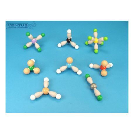 Modelos moleculares MOS-902-8. Moléculas, 8 modelos