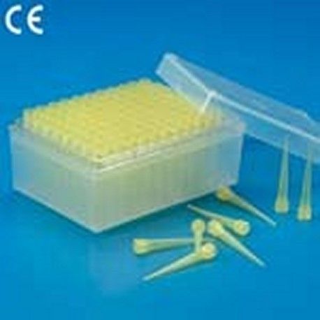 Puntas pipetas automáticas 2-200 ul. Caja 96 unidades