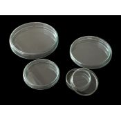 Càpsula Petri vidre amb tapa. Mides 15x60 mm