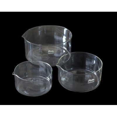 Cristalizador vidrio borosilicato con pico. Tamaño 50x100 mm