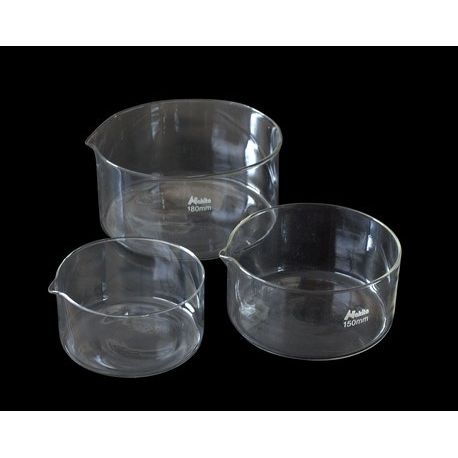 Borosilicate glass crystallizer with spout. Size 75x150mm (1000ml)