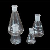 Matràs Erlenmeyer esmerilat 29/32. Capacitat 100 ml