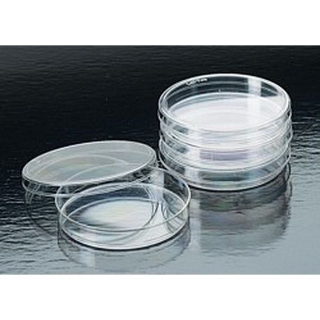 Cápsulas Petri plástico PS estériles radiación 14x90 mm. Caja