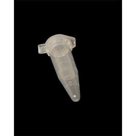 PP plastic PCR microtubes conical bottom 0.2 ml. Bag 1000 units