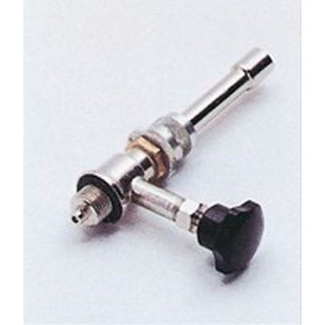 Bunsen gas burner attachable to camping cylinders. Butane gas