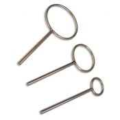 Cèrcol suport tancat amb espiga. Diàmetre 80 mm