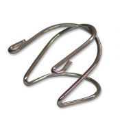 Clip subjecció unions esmerilades acer cromat. Unió 19/26