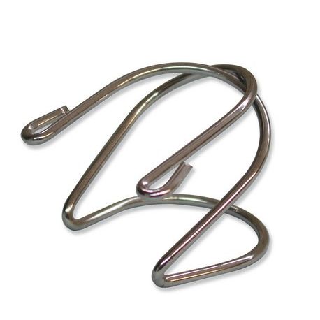 Fastening clip for chrome-plated steel frosted joints. Union 14/23