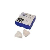 Papers filtre qualitatius plegats 110 mm. Capsa 100 fulls