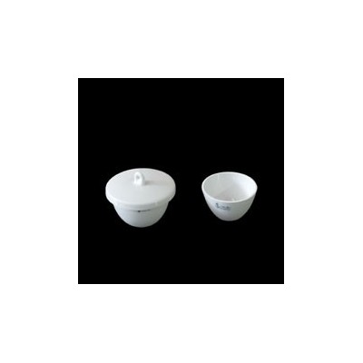 Crisoles porcelana forma baja con tapa 23x43 mm. Caja 10