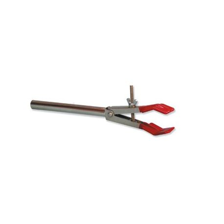 Smooth blade support clamp with spike. Opening 12 to 45 mm