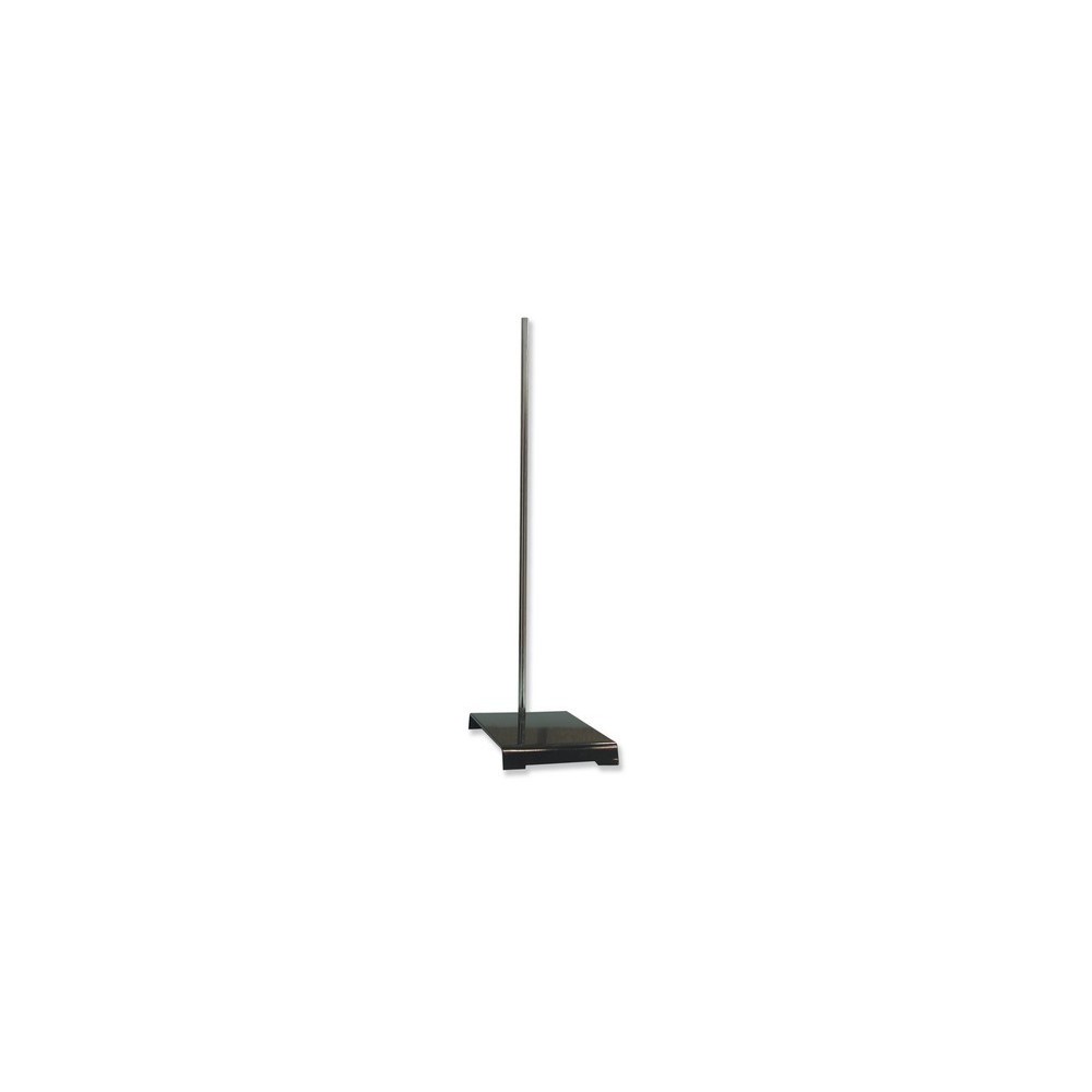 Suport peu plat barra 10x600 mm. Peu fundició 180x300 mm