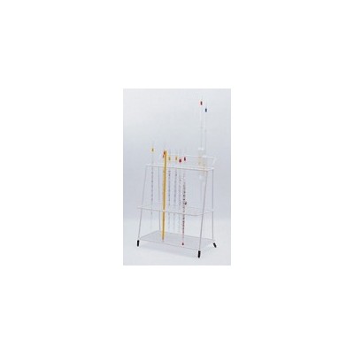 Suport pipetes rectangular acer inoxidable. Capacitat 112 peces