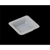 Safates pesar plàstic PS 80x80 mm. Capsa 500 unitats