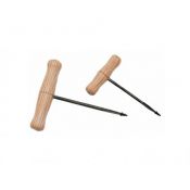 Barrina amb mànec fusta. Mides 2x80 mm (1'5)