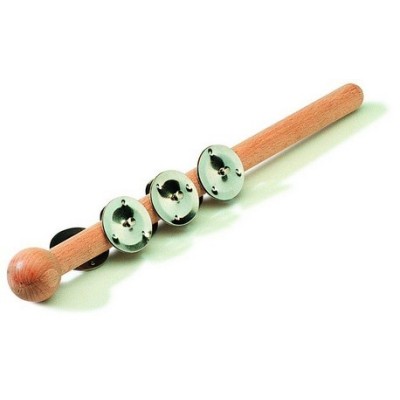 Sambina madera con 6 pares sonajeros