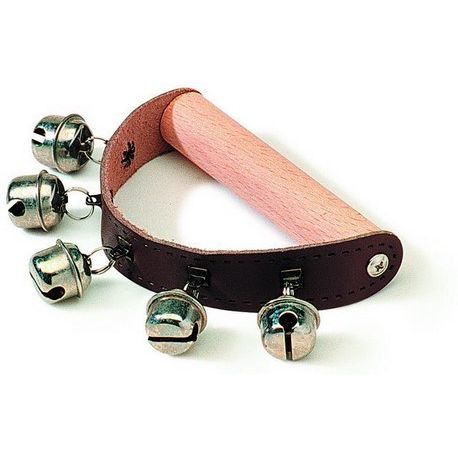 Leather crown bells with 5 bells
