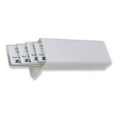 Capsa guardar portaobjectes plàstic BPG-008. Capacitat 5 peces